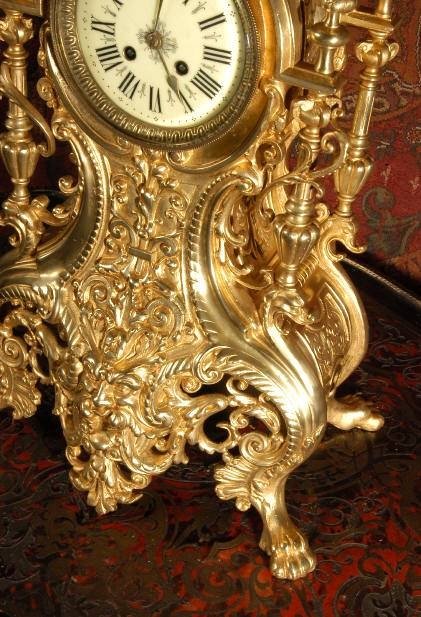 fig 3. Very Large Antique French Clock